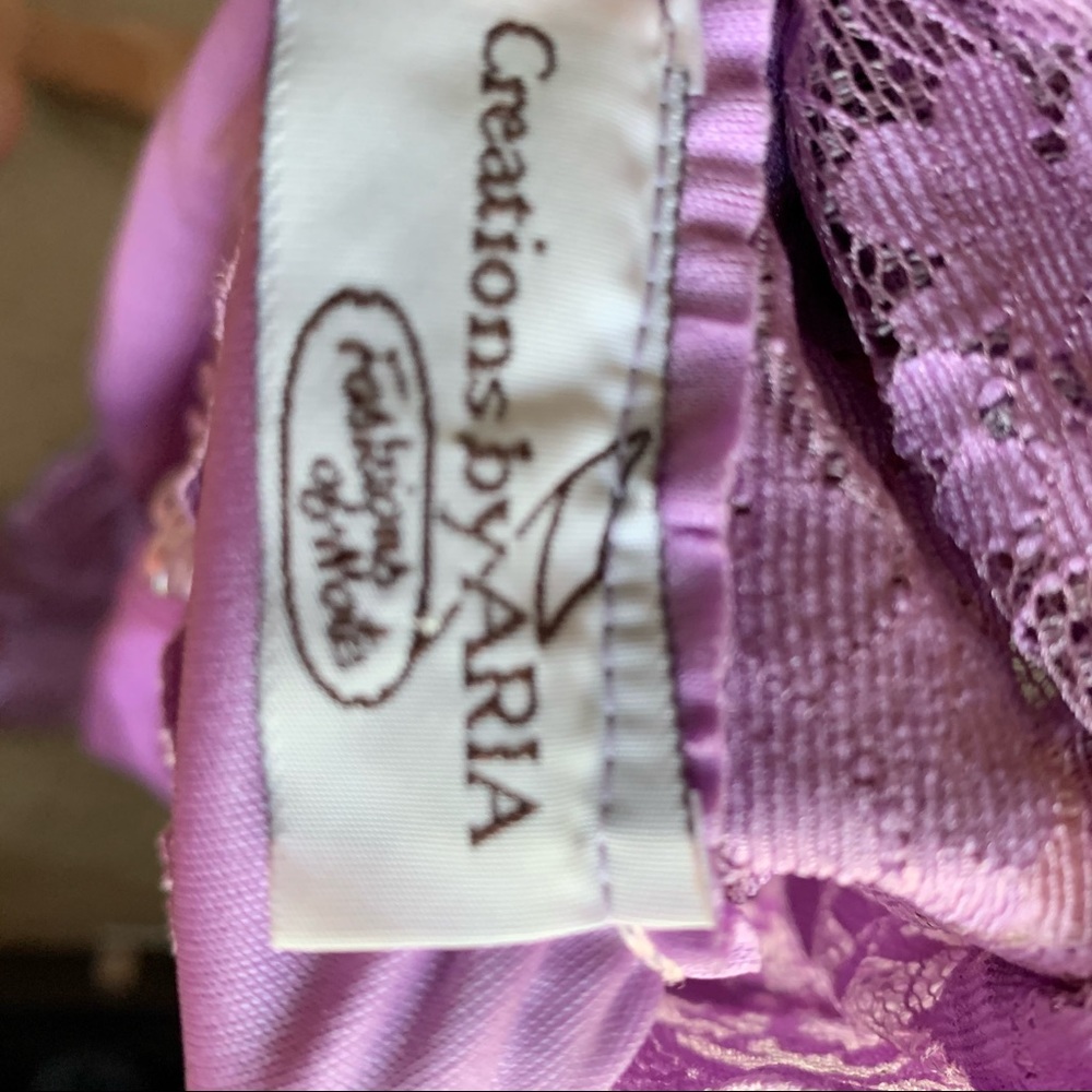 Vintage Purple Dress Size 9/10 - Picture 11 of 11